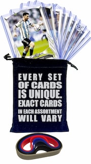 Foto 5 | Tarjetas Coleccionables De Fútbol G.o.a.t Chaser Lionel Messi Cristiano Ronaldo Kylian Mbappe - Venta Internacional.