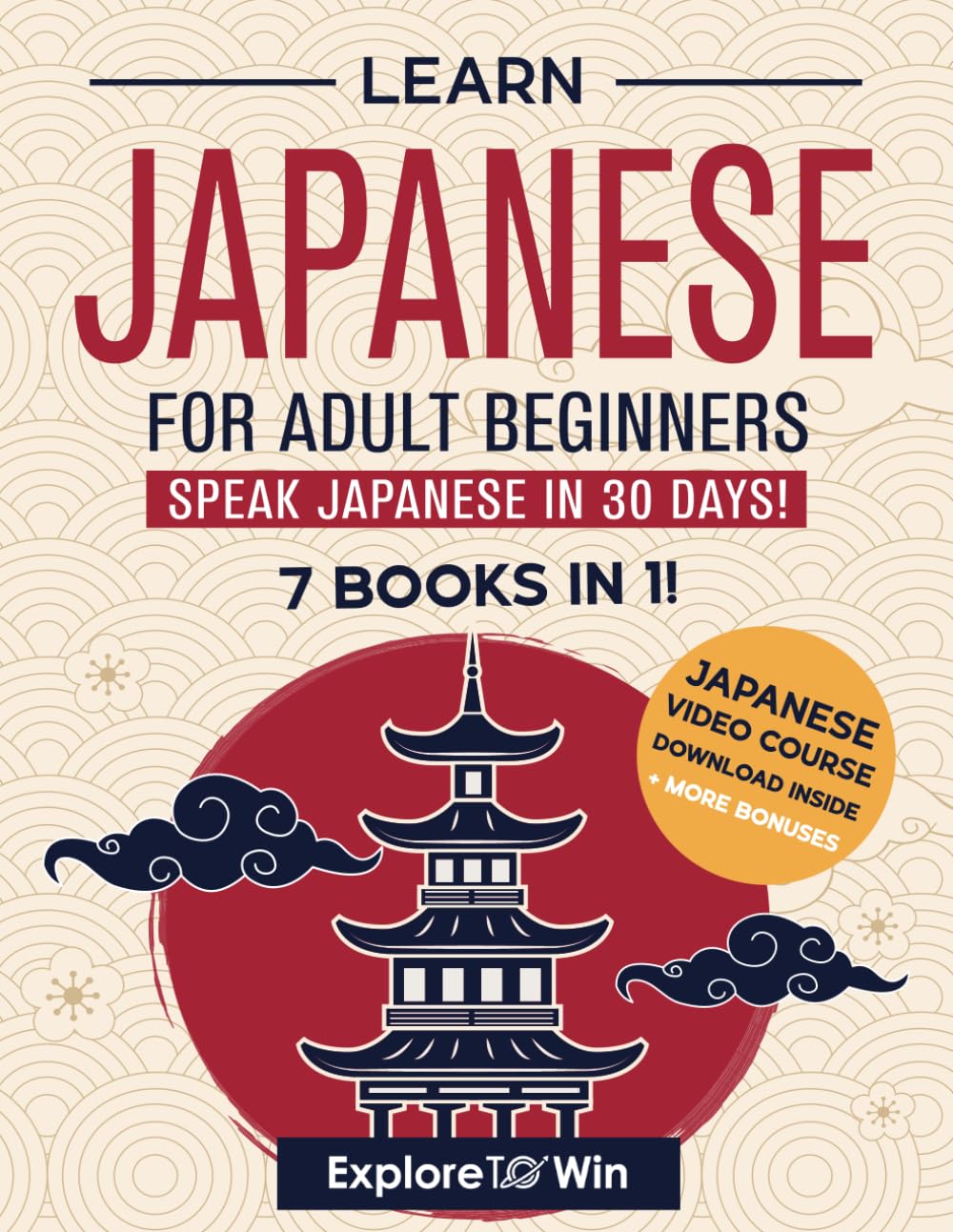 Foto 2 pulgar | Learn Japanese For Adult Beginners: 7 Books In 1: Speak Japanese In 30 Days! - Venta Internacional.