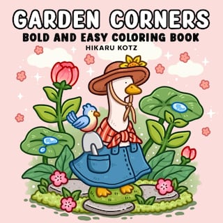 Foto 1 | Garden Corners: Libro Para Colorear Atrevido Y Fácil Para Adultos Y Adolescentes - Venta Internacional.