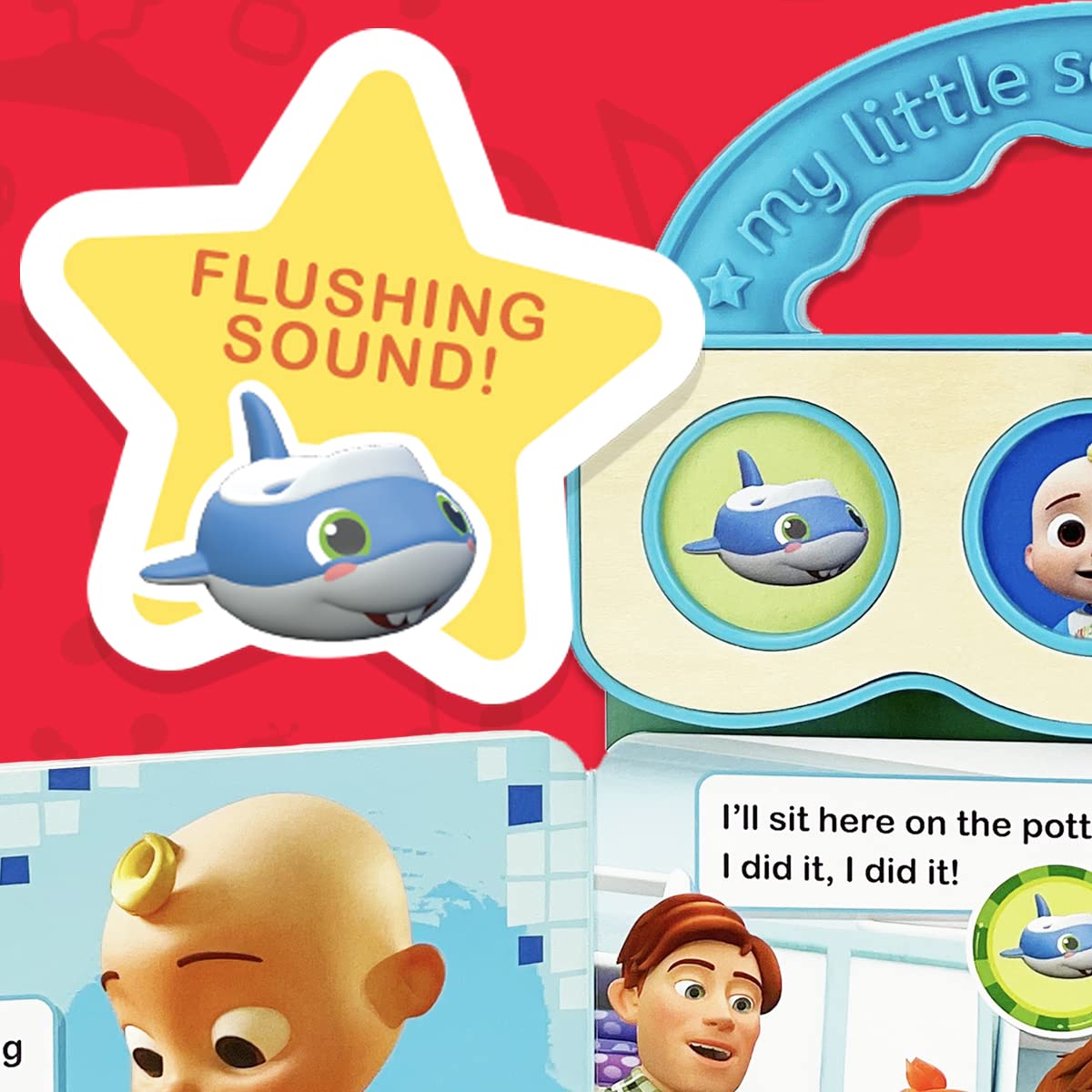 Foto 4 | Libro De Mesa De Sonido Cottage Door Press Cocomelon Jj's Potty Time - Venta Internacional.