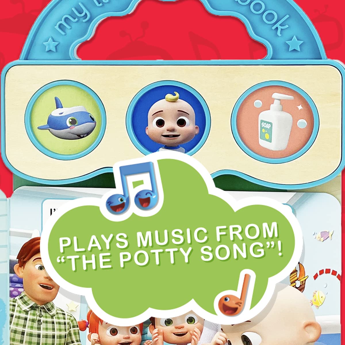 Foto 6 pulgar | Libro De Mesa De Sonido Cottage Door Press Cocomelon Jj's Potty Time - Venta Internacional.