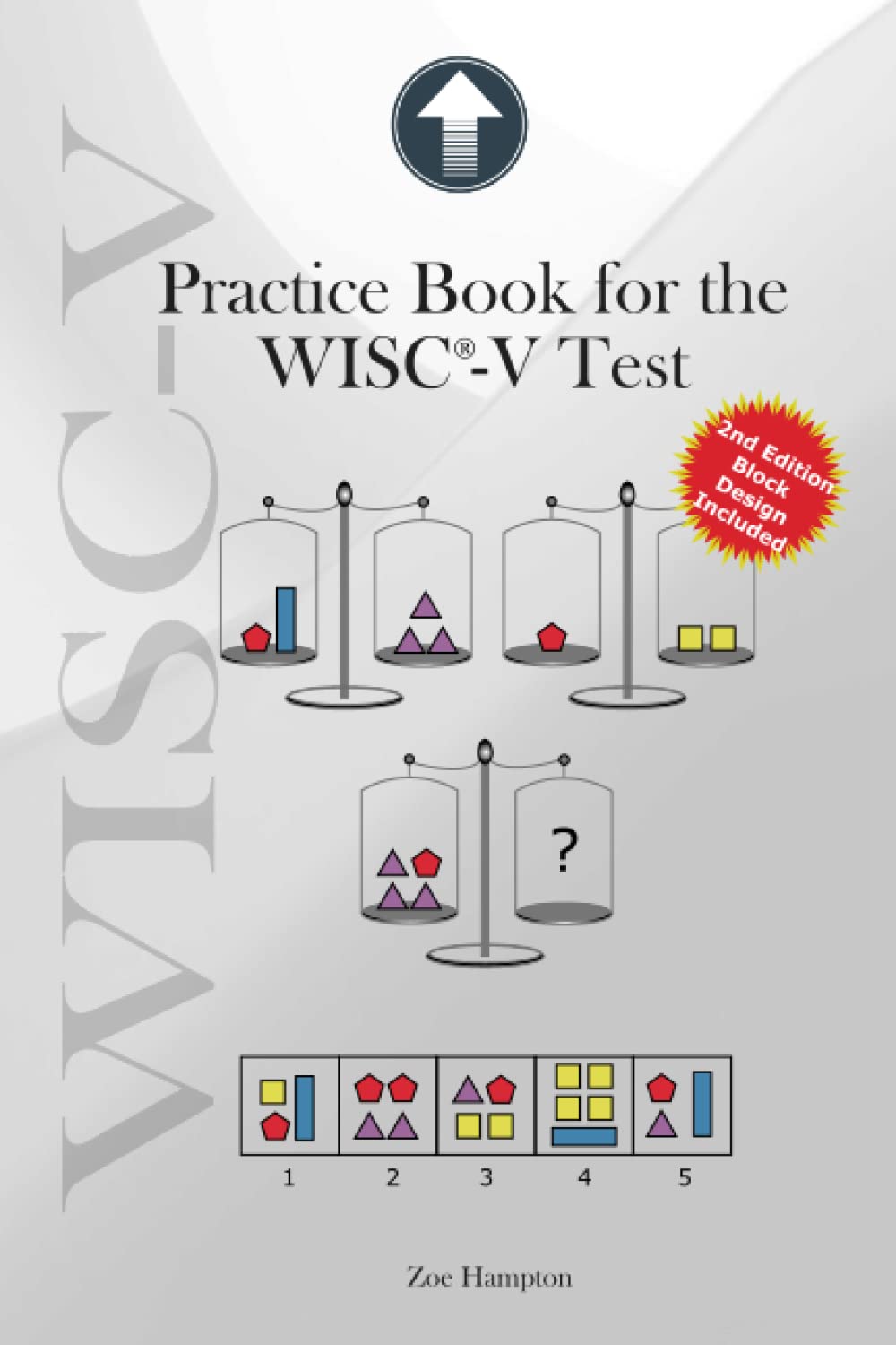 Foto 1 | Libro De Práctica Prueba Wisc-v Mejora Las Habilidades No Verbales 130 Exerc - Venta Internacional.