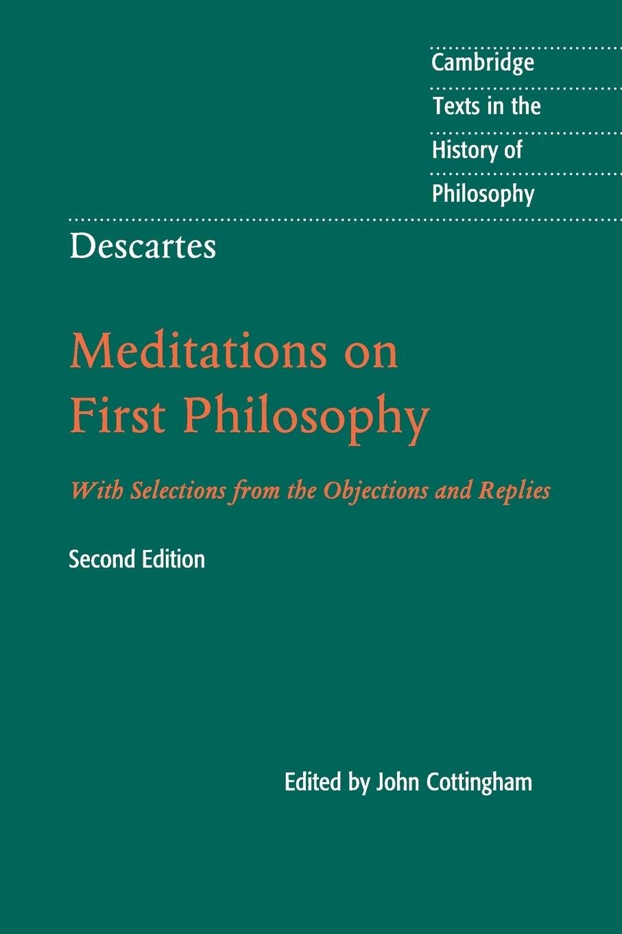 Foto 2 pulgar | Libro Descartes: Meditaciones Sobre La Primera Filosofía, Cambridge - Venta Internacional.