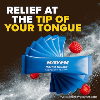 Foto 6 | Pain Relief Bayer Rapid Relief En Polvo, 30 Unidades, Frambuesas - Venta Internacional.