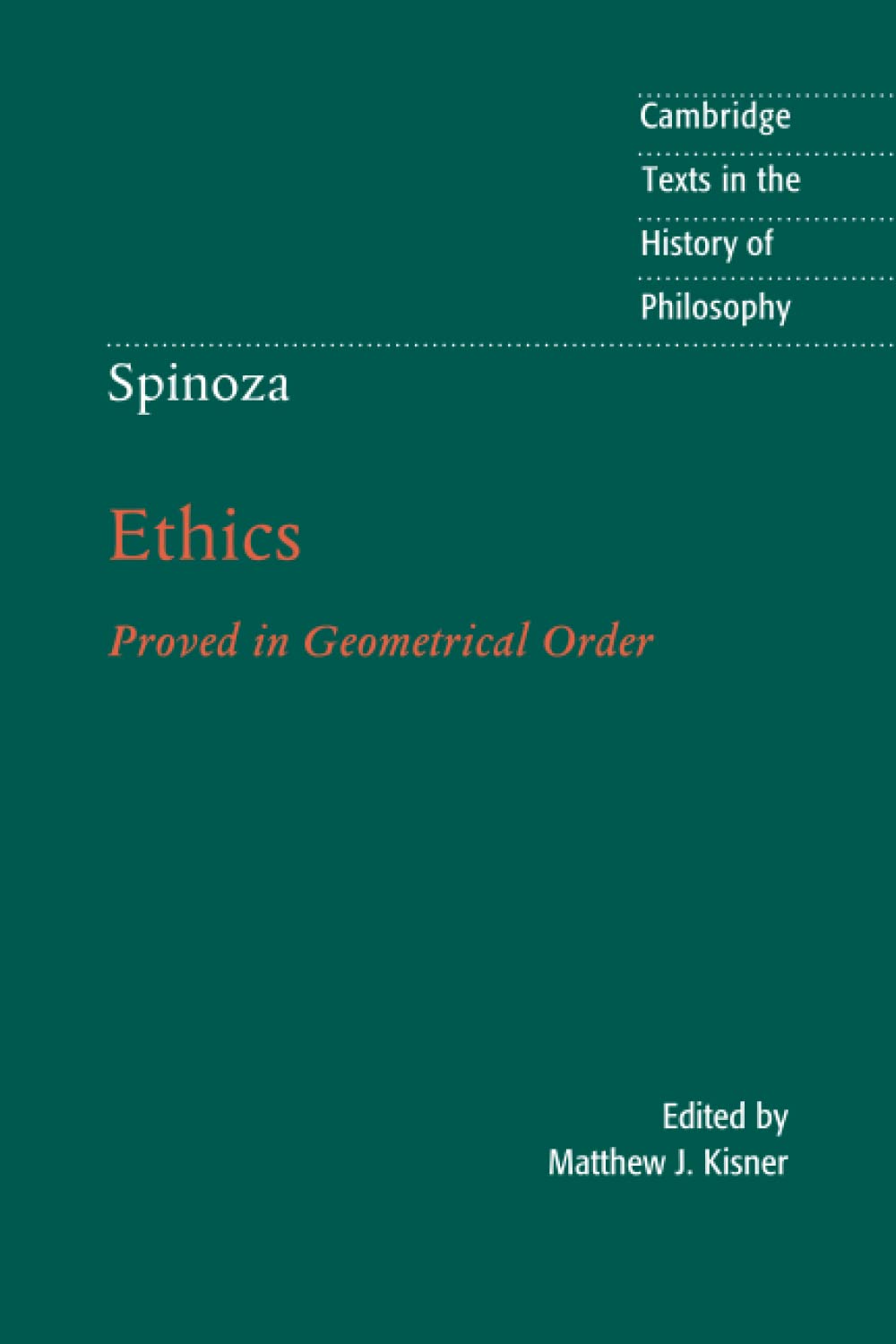 Foto 2 pulgar | Libro Cambridge University Press Spinoza: Ética - Venta Internacional.
