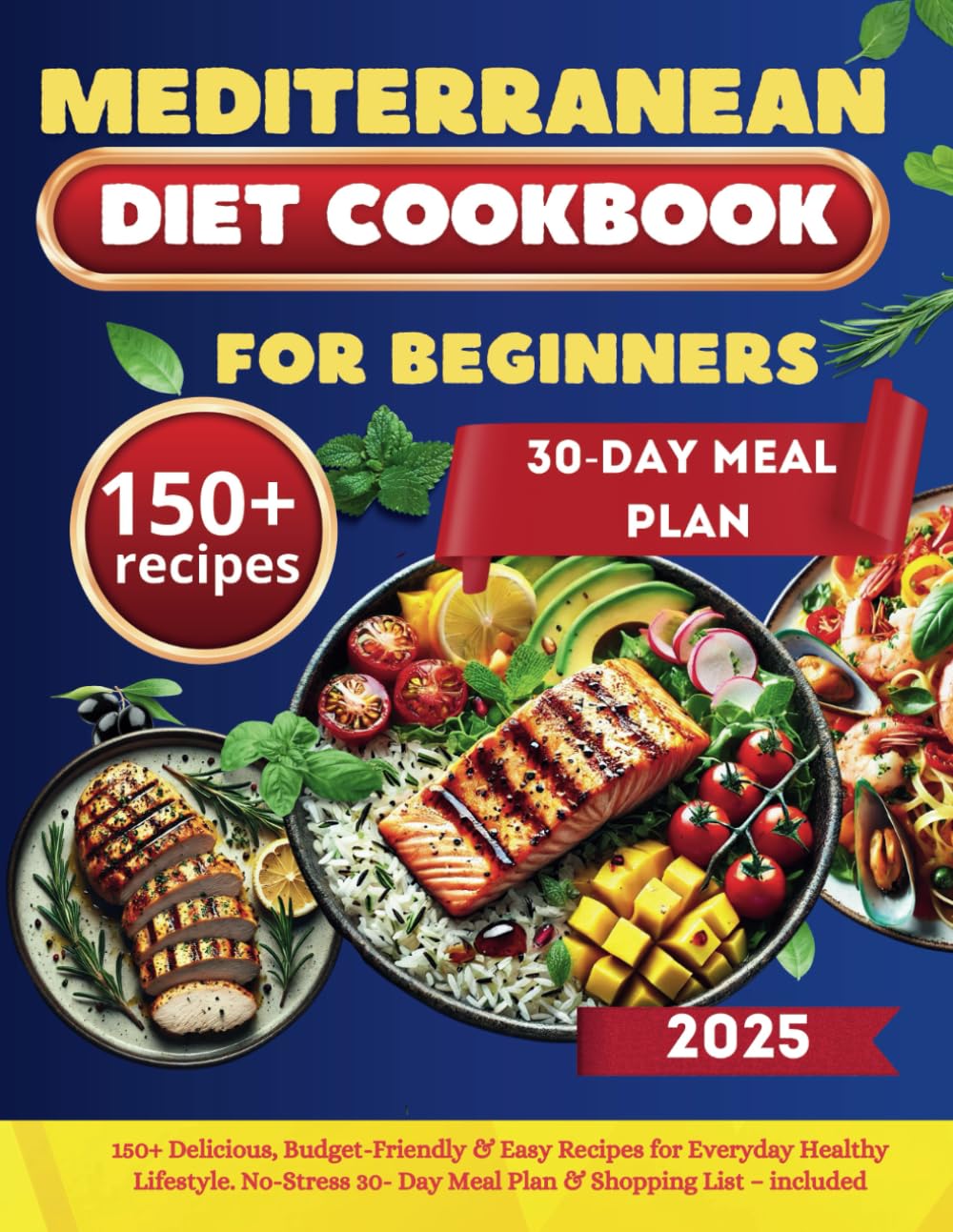 Foto 1 | Libro De Cocina Dieta Mediterránea Para Principiantes Con Más De 150 Recetas - Venta Internacional.