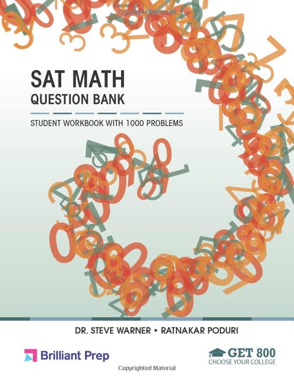 Foto 2 pulgar | Sat Math Question Bank: Student Workbook With 1000 Problems - Venta Internacional.