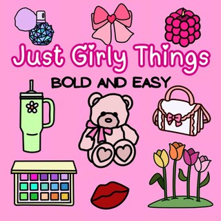 Foto 1 | Libro Para Colorear Publicado De Forma Independiente Just Girly Things - Venta Internacional.