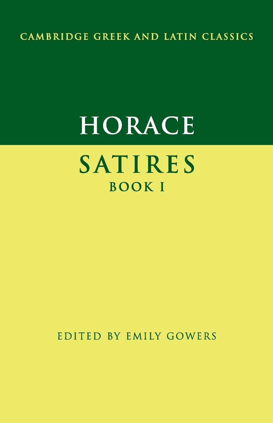 Foto 2 pulgar | Libro Cambridge University Press Horace: Satires Book I - Venta Internacional.