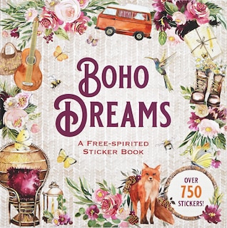Foto 1 | Libro De Pegatinas Peter Pauper Press Boho Dreams Free-spirited - Venta Internacional.