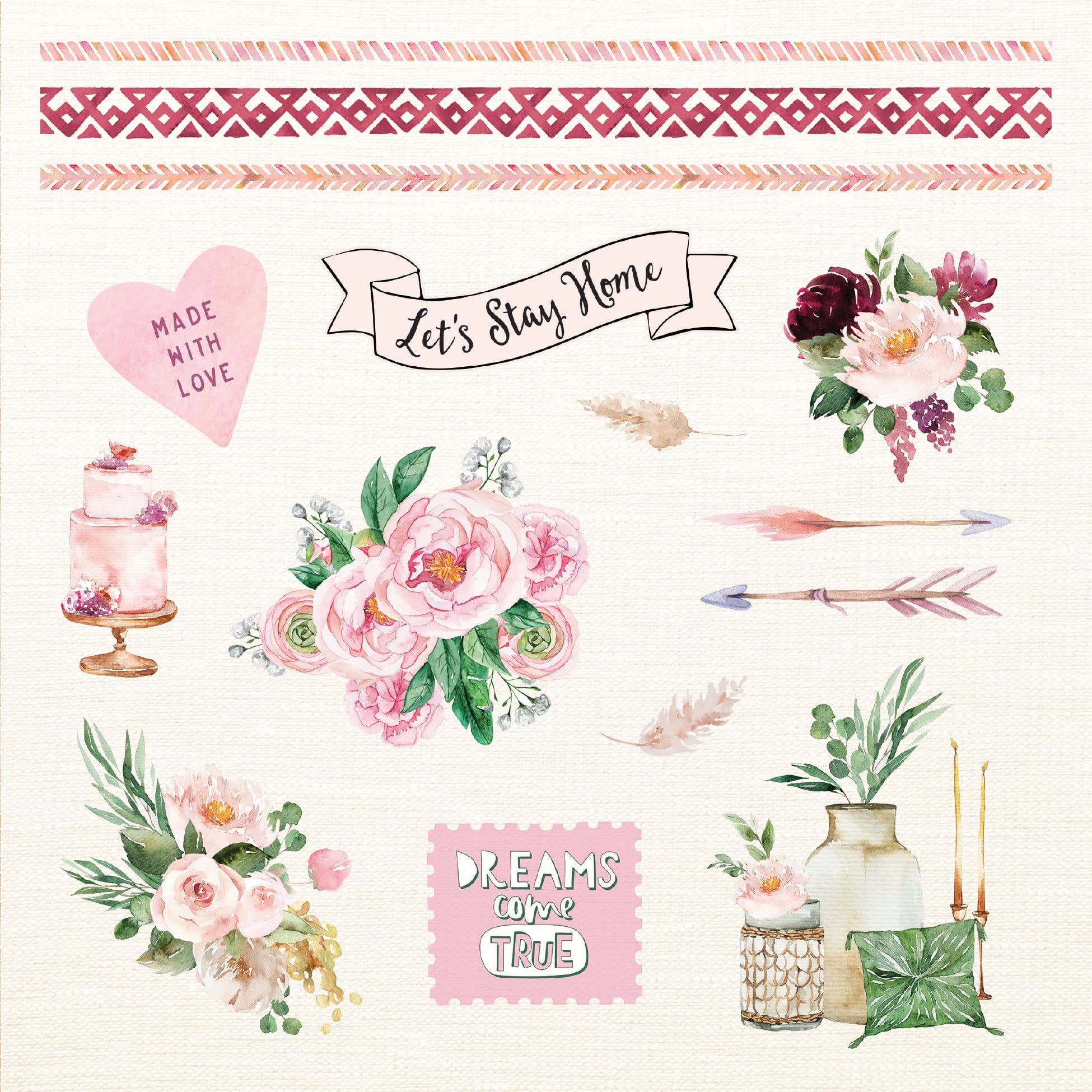 Foto 3 | Libro De Pegatinas Peter Pauper Press Boho Dreams Free-spirited - Venta Internacional.