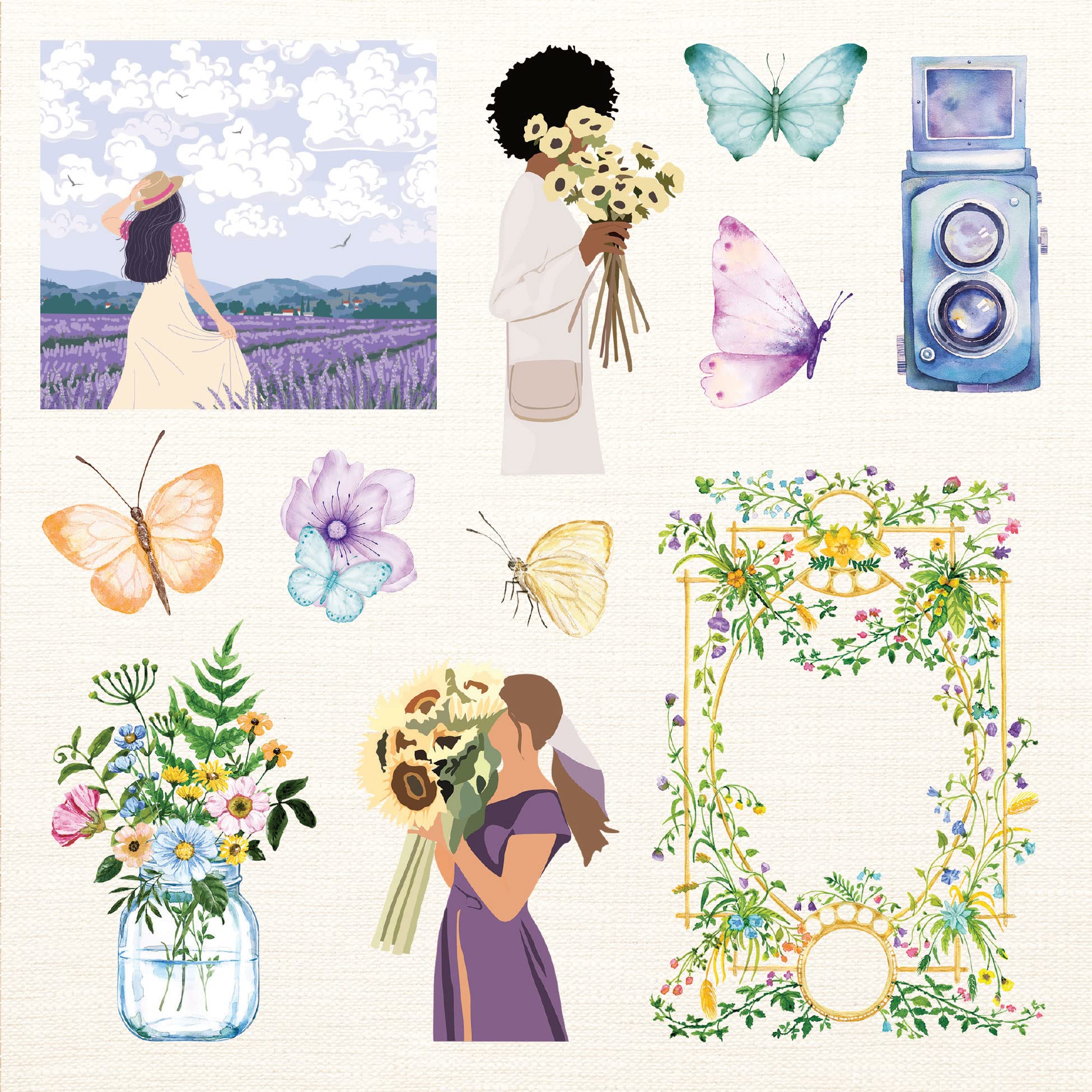 Foto 4 | Libro De Pegatinas Peter Pauper Press Boho Dreams Free-spirited - Venta Internacional.