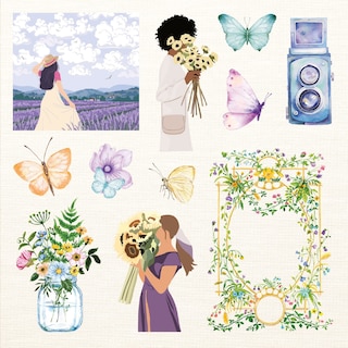 Foto 4 | Libro De Pegatinas Peter Pauper Press Boho Dreams Free-spirited - Venta Internacional.