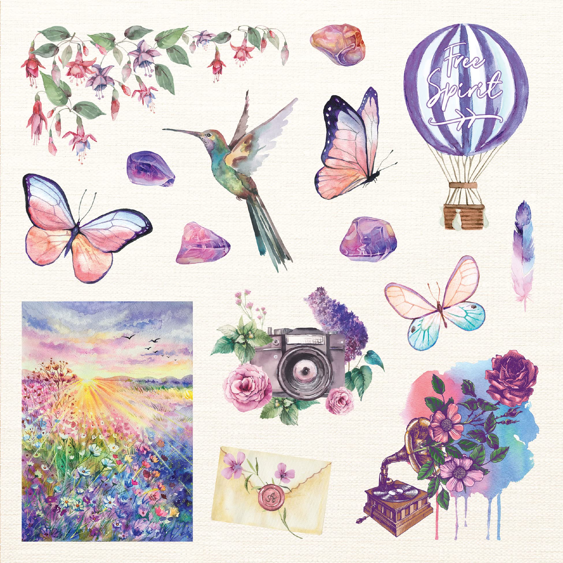 Foto 6 pulgar | Libro De Pegatinas Peter Pauper Press Boho Dreams Free-spirited - Venta Internacional.