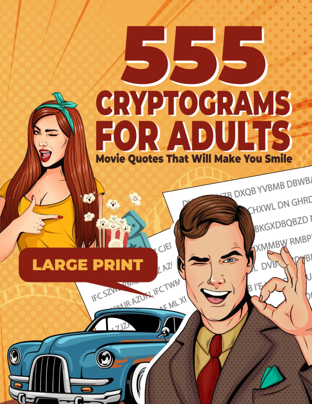 Foto 2 pulgar | Libro 555: Criptogramas Para Adultos: Citas De Películas Que Te Harán Ser Un Pesimismo - Venta Internacional.