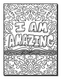 Foto 4 | Libro Para Colorear Con Citas Positivas Para Adultos, Adolescentes Y Niños - Venta Internacional.