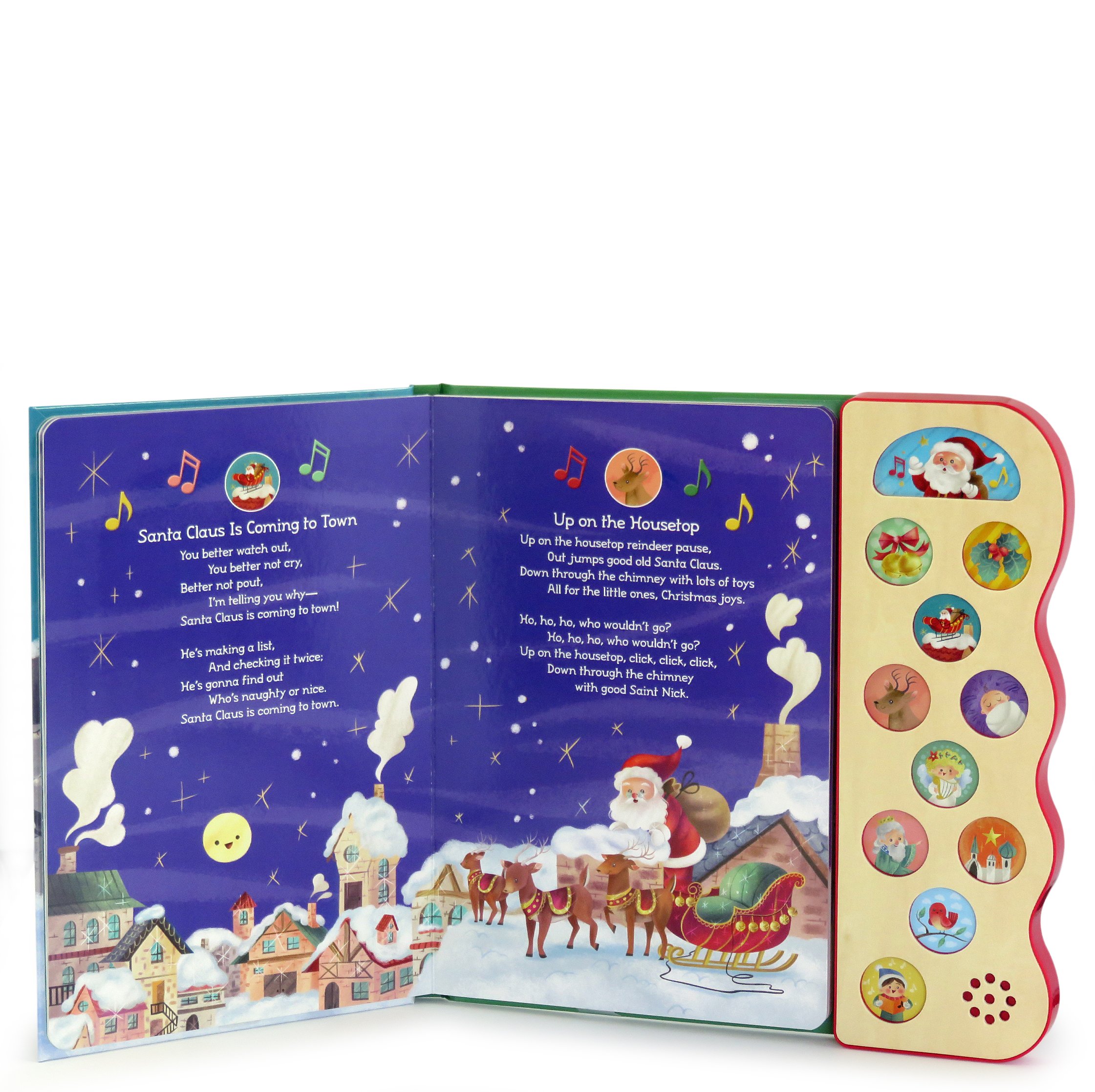 Foto 7 pulgar | Libro Sonoro Interactivo Para Niños Con Canciones Navideñas - Venta Internacional.