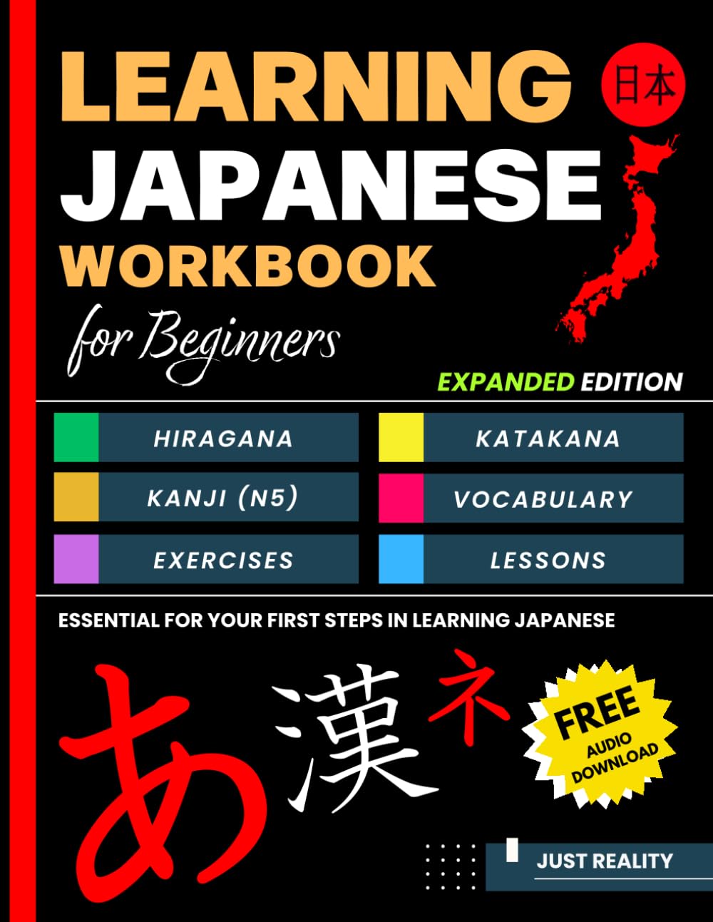 Foto 1 | Cuaderno De Ejercicios Para Aprender Japonés Para Principiantes Con 300 Páginas - Venta Internacional.