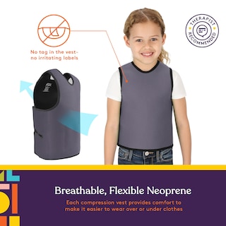 Foto 4 | Chaleco De Compresión Sensorial Special Supplies Deep Pressure Grey - Venta Internacional.