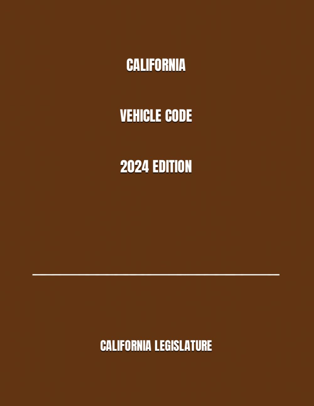 Foto 1 | California Vehicle Code 2024 Edition - Venta Internacional.