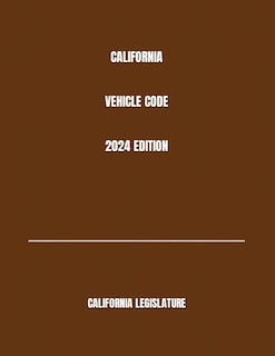Foto 1 | California Vehicle Code 2024 Edition - Venta Internacional.