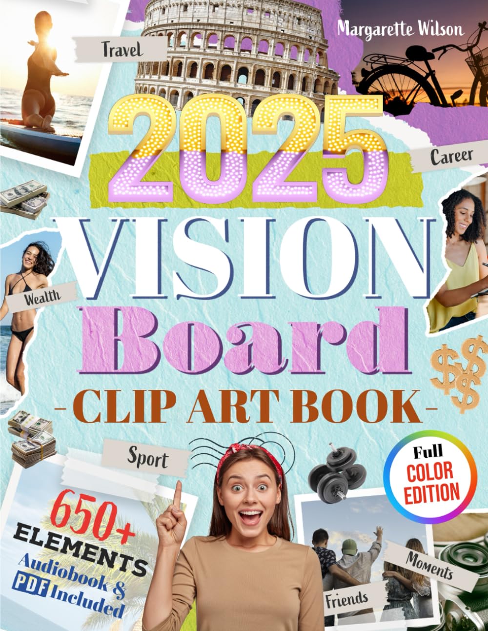 Foto 1 | Imágenes Prediseñadas De Book 2025 Vision Board Con Más De 650 Imágenes, Citas Y Interfaz Gráfica - Venta Internaci