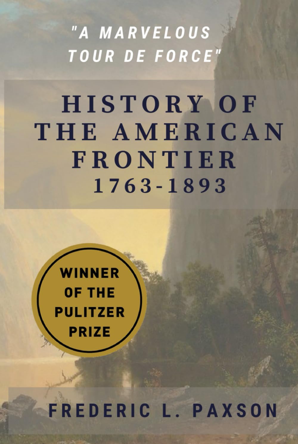 Foto 2 pulgar | History Of The American Frontier - 1763-1893 - Venta Internacional.