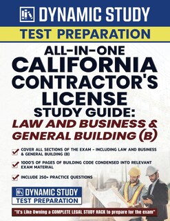 Foto 1 | All-in-one California Contractor's License Study Guide: Law And Business & General Building (b) - Venta Internacional.