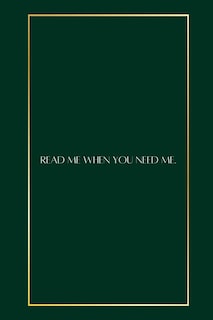 Foto 1 | Read Me When You Need Me. - Venta Internacional.