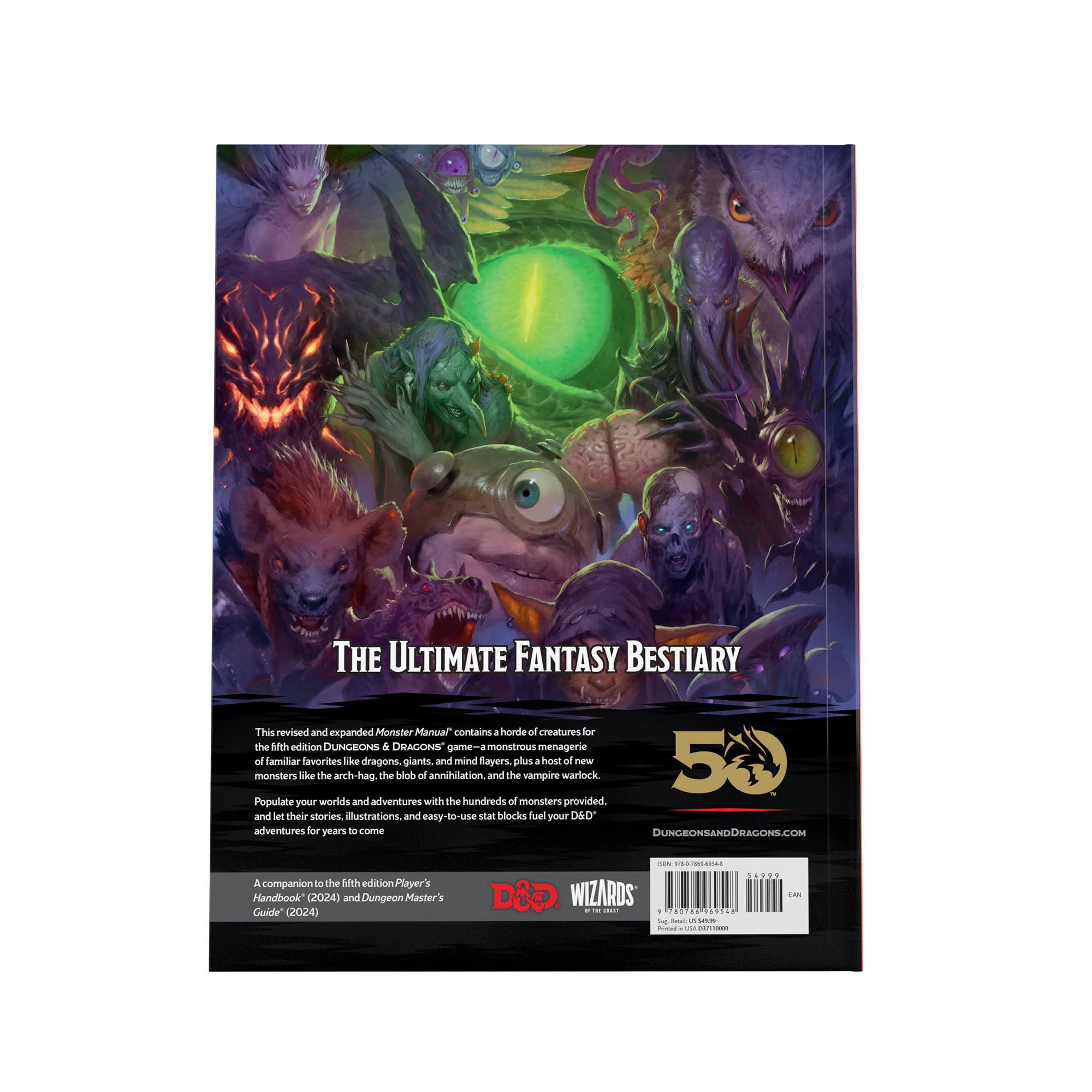 Foto 7 | Reserva Dungeons & Dragons Monster Manual 2024 (d&d Core) - Venta Internacional.