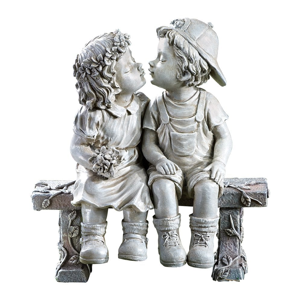Colecciones De Esculturas De Jardín, Etc. Primer Beso Y Beso De Pareja - Venta Internacional. $936
