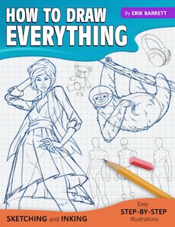 Foto 1 | How To Draw Everything: Simple Sketching And Inking Step By Step Lessons (beginner Drawing Guides) - Venta Internaciona