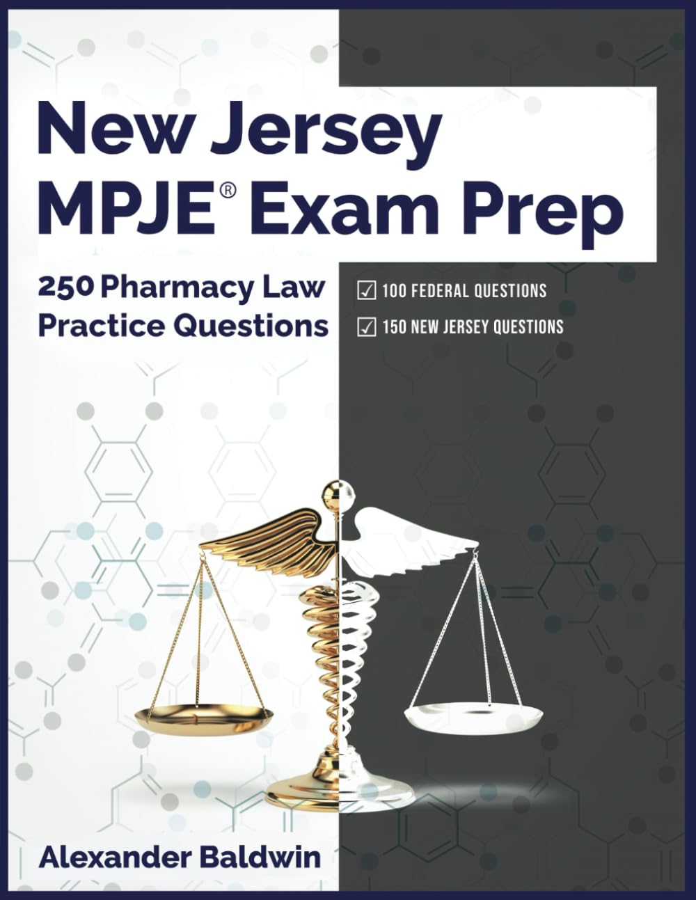 Foto 2 pulgar | New Jersey Mpje Exam Prep: 250 Pharmacy Law Practice Questions - Venta Internacional.
