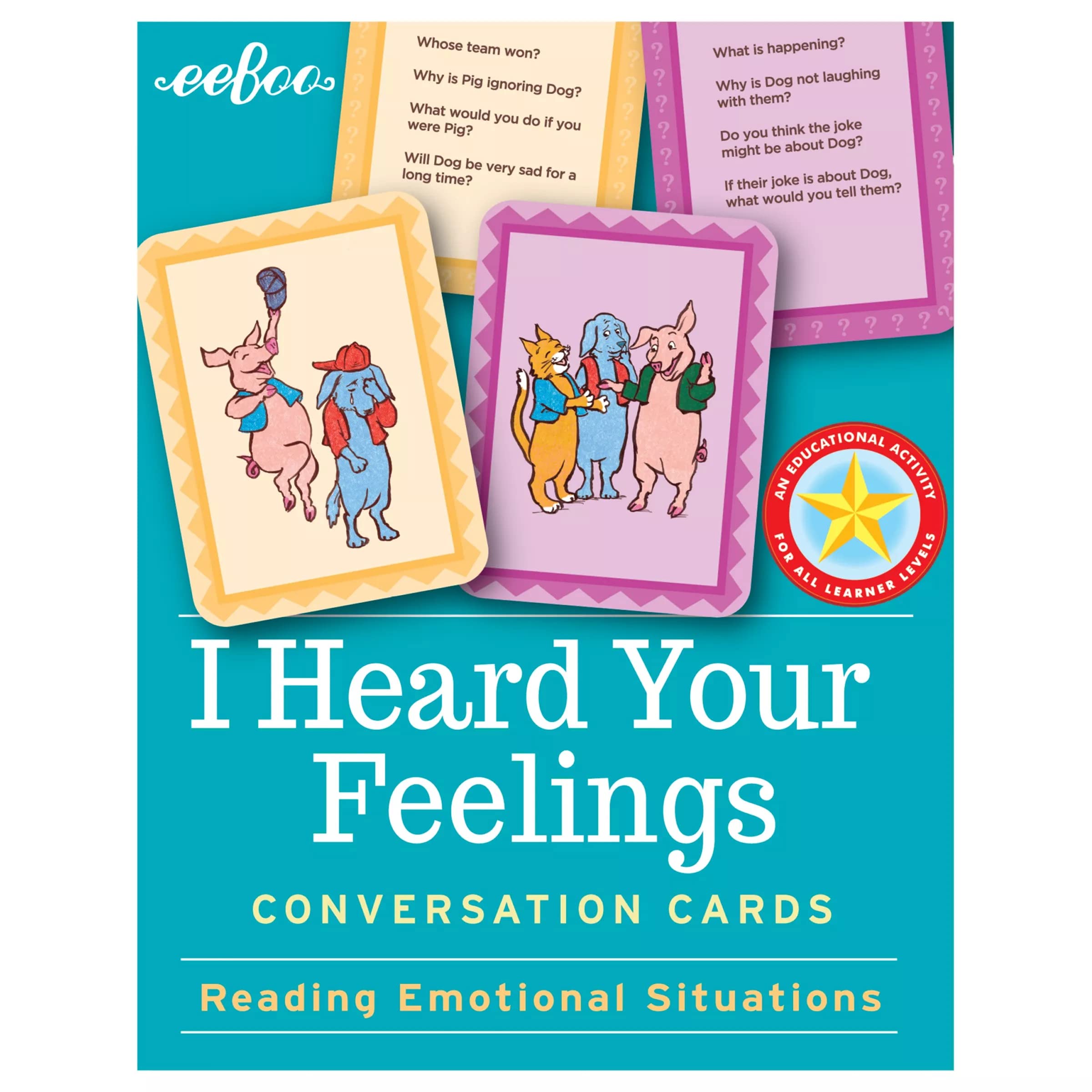 Foto 1 | Tarjetas Didácticas De Conversación Eeboo Escuché Tus Sentimientos - Venta Internacional.