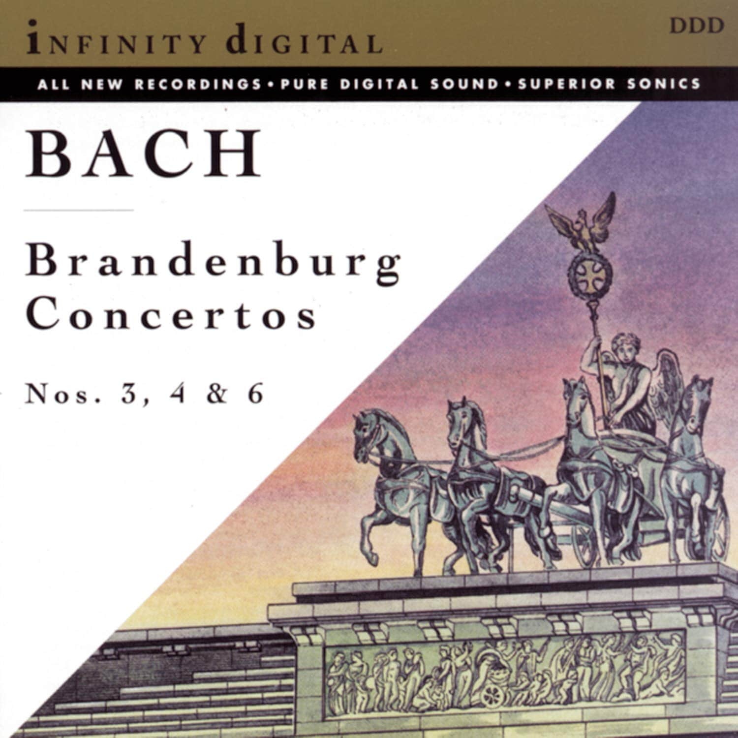Cd Sony Bach: Conciertos De Brandeburgo Núms. 3, 4 Y 6 - Venta Internacional. $478