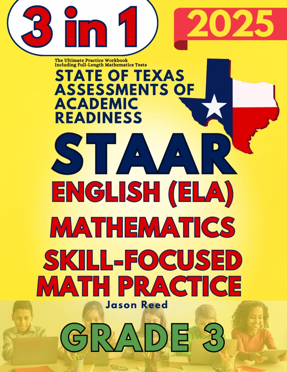 Cuaderno De Ejercicios De Preparación Para El Examen Staar De Matemáticas De Tercer Grado, Ela Con E - Venta Intern $1,315