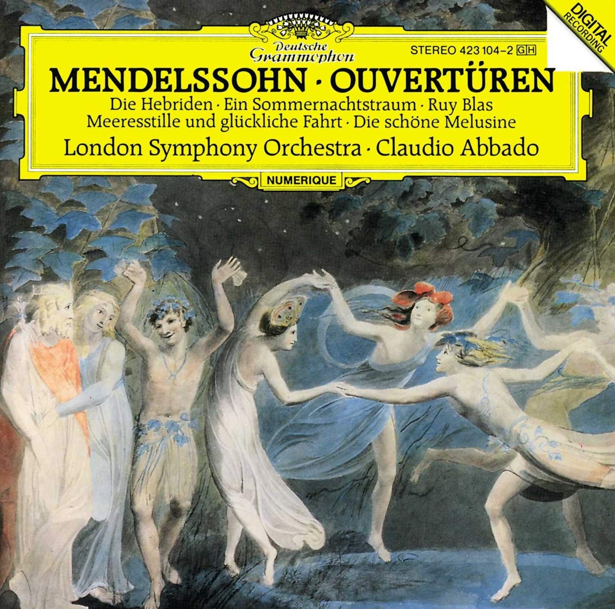 Foto 1 | Cd Mendelssohn Oberturas De Abbado Claudio London Symphony - Venta Internacional.