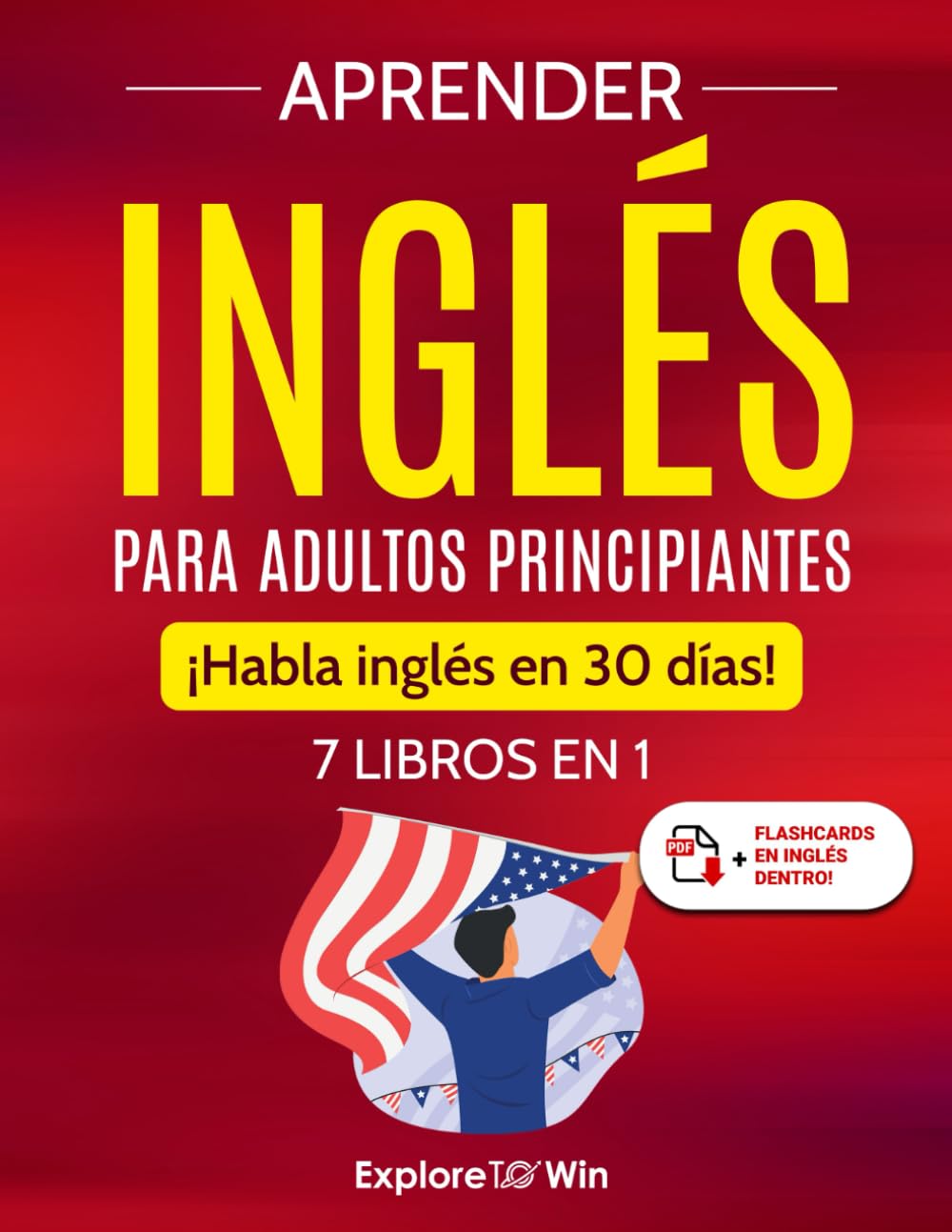 Foto 2 pulgar | Libros De Aprendizaje De Inglés Para Principiantes Adultos: 7 En 1 (español) - Venta Internacional.
