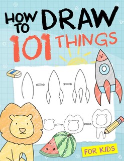 Foto 1 | Libro De Dibujo Cómo Dibujar 101 Cosas Para Niños Con Animales Y Mamá - Venta Internacional.