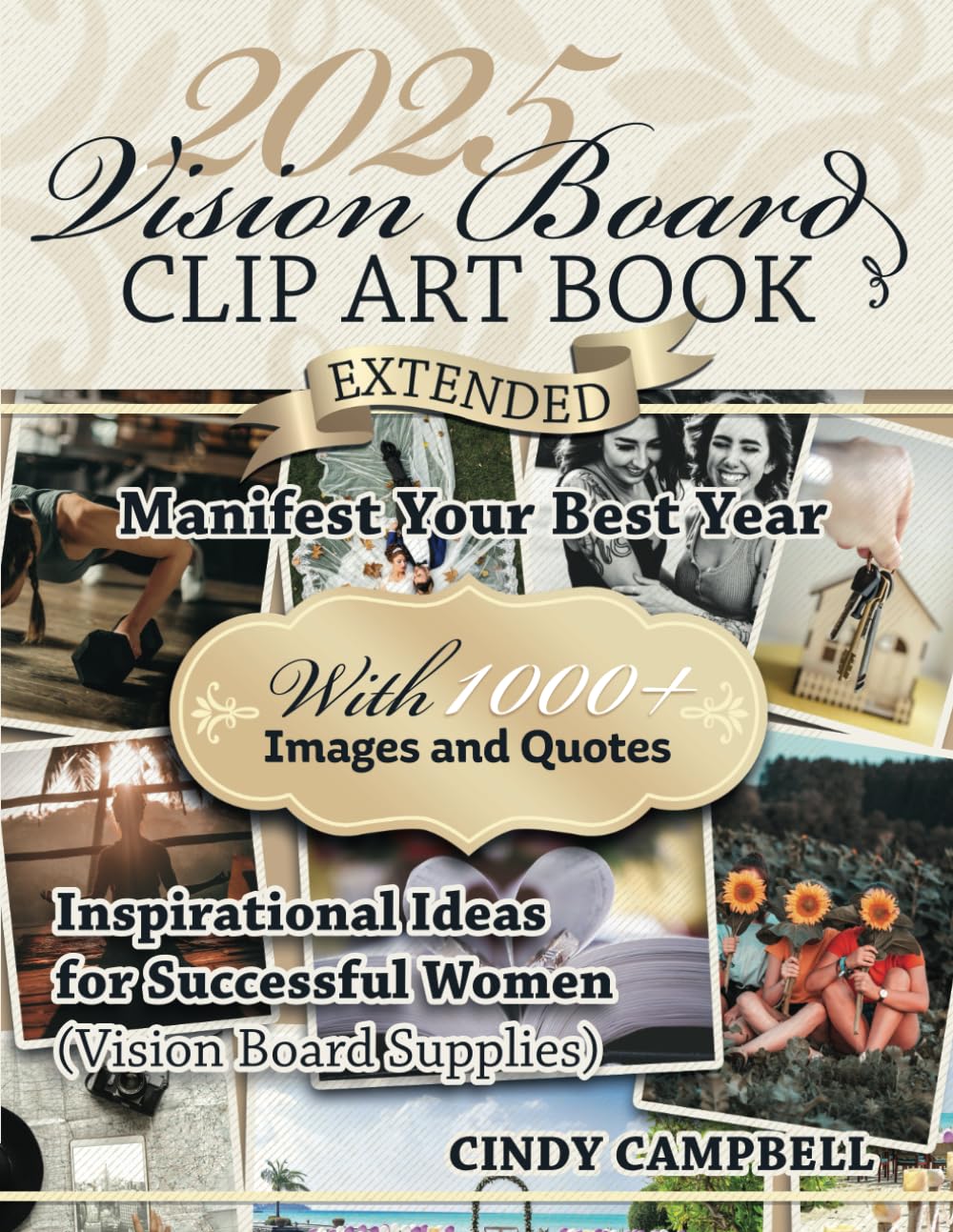Foto 2 pulgar | Libro De Imágenes Prediseñadas 2025 Vision Board Con Más De 1000 Imágenes Y Citas - Venta Internacional.