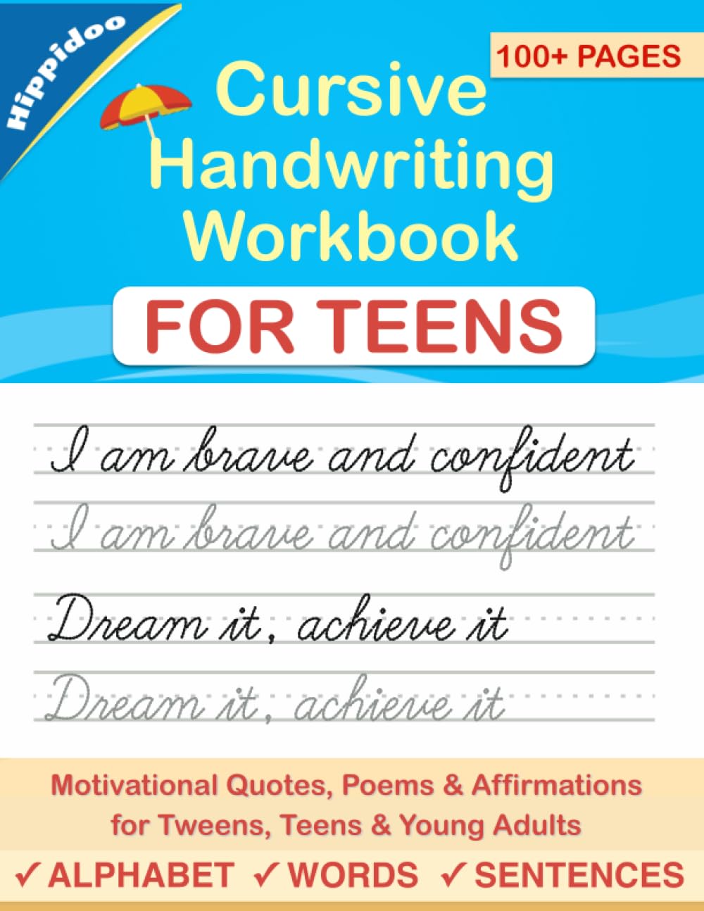 Foto 2 pulgar | Cuaderno De Trabajo De Escritura Cursiva Publicado De Forma Independiente Para Adolescentes - Venta Internacional.
