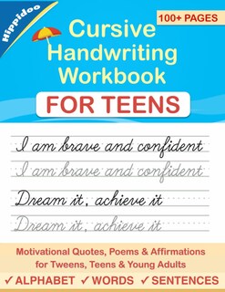 Foto 1 | Cuaderno De Trabajo De Escritura Cursiva Publicado De Forma Independiente Para Adolescentes - Venta Internacional.