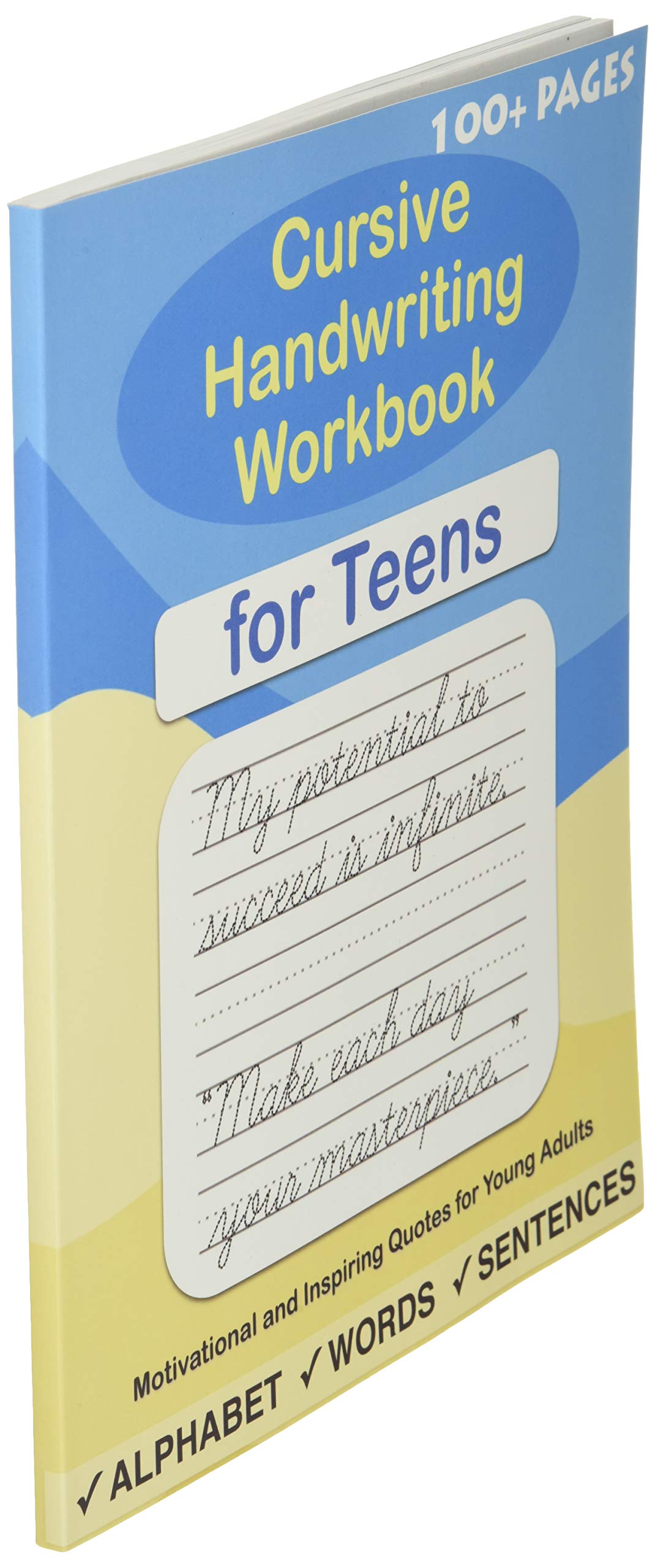Foto 3 pulgar | Cuaderno De Trabajo De Escritura Cursiva Publicado De Forma Independiente Para Adolescentes - Venta Internacional.