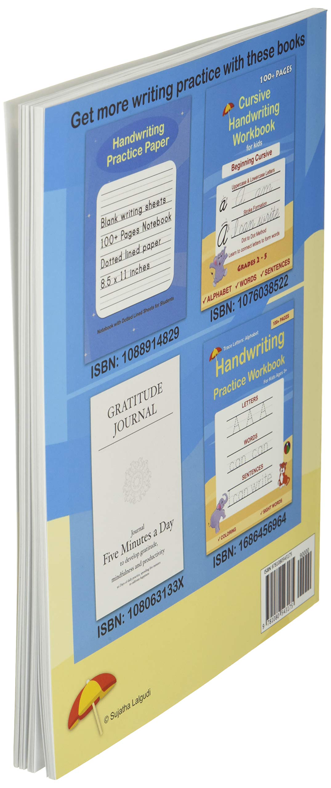 Foto 4 pulgar | Cuaderno De Trabajo De Escritura Cursiva Publicado De Forma Independiente Para Adolescentes - Venta Internacional.
