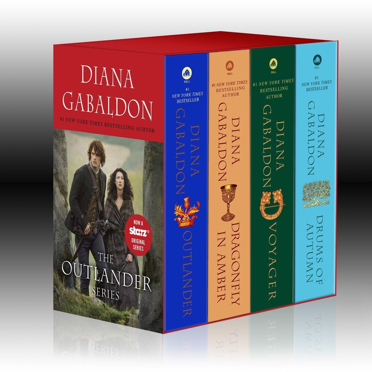 Foto 2 pulgar | Libro Dell Outlander En Caja De 4 Copias: Outlander, Dragonfly In Amber, Voyager, Drums Of Autumn - Venta Internacional.