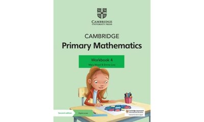 Foto 1 | Cuaderno De Ejercicios Cambridge Primary Mathematics 4 Con Acceso Digital - Venta Internacional.