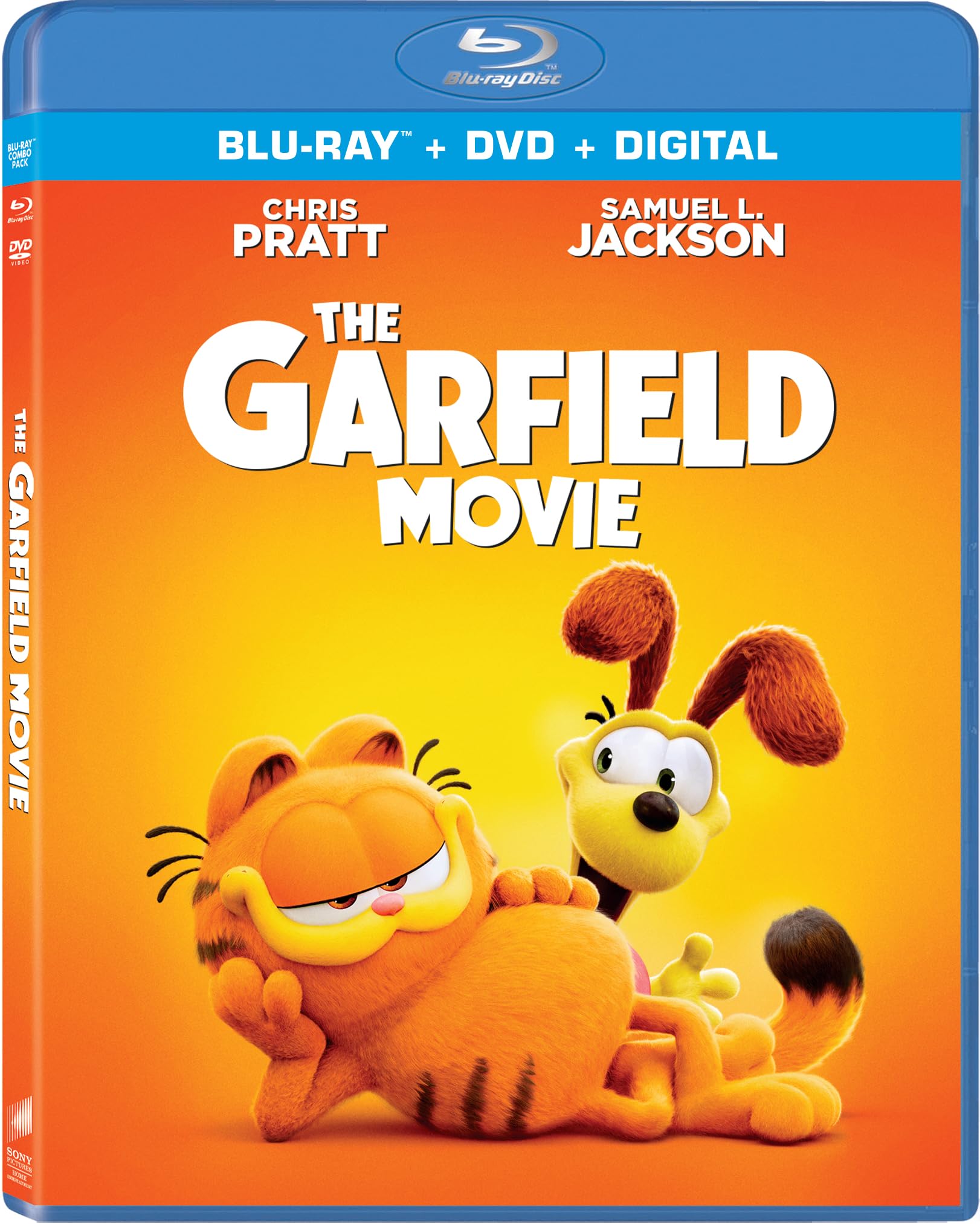 Foto 1 | Combo Blu-ray Dvd Sony Pictures La Película De Garfield (2024) - Venta Internacional.