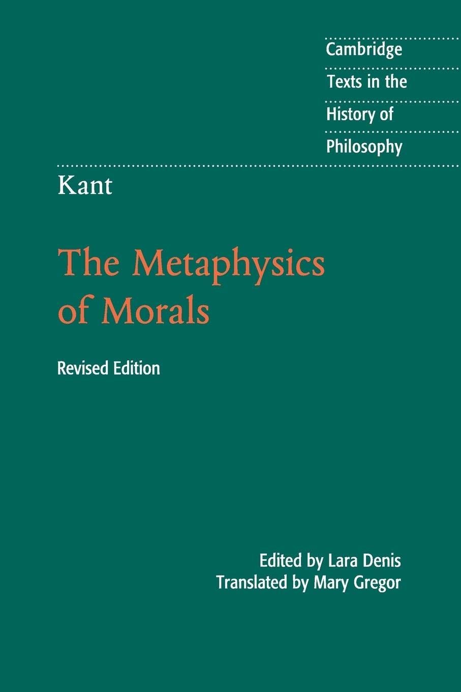 Foto 2 pulgar | Libro Cambridge University Press Kant: La Metafísica De La Moral - Venta Internacional.