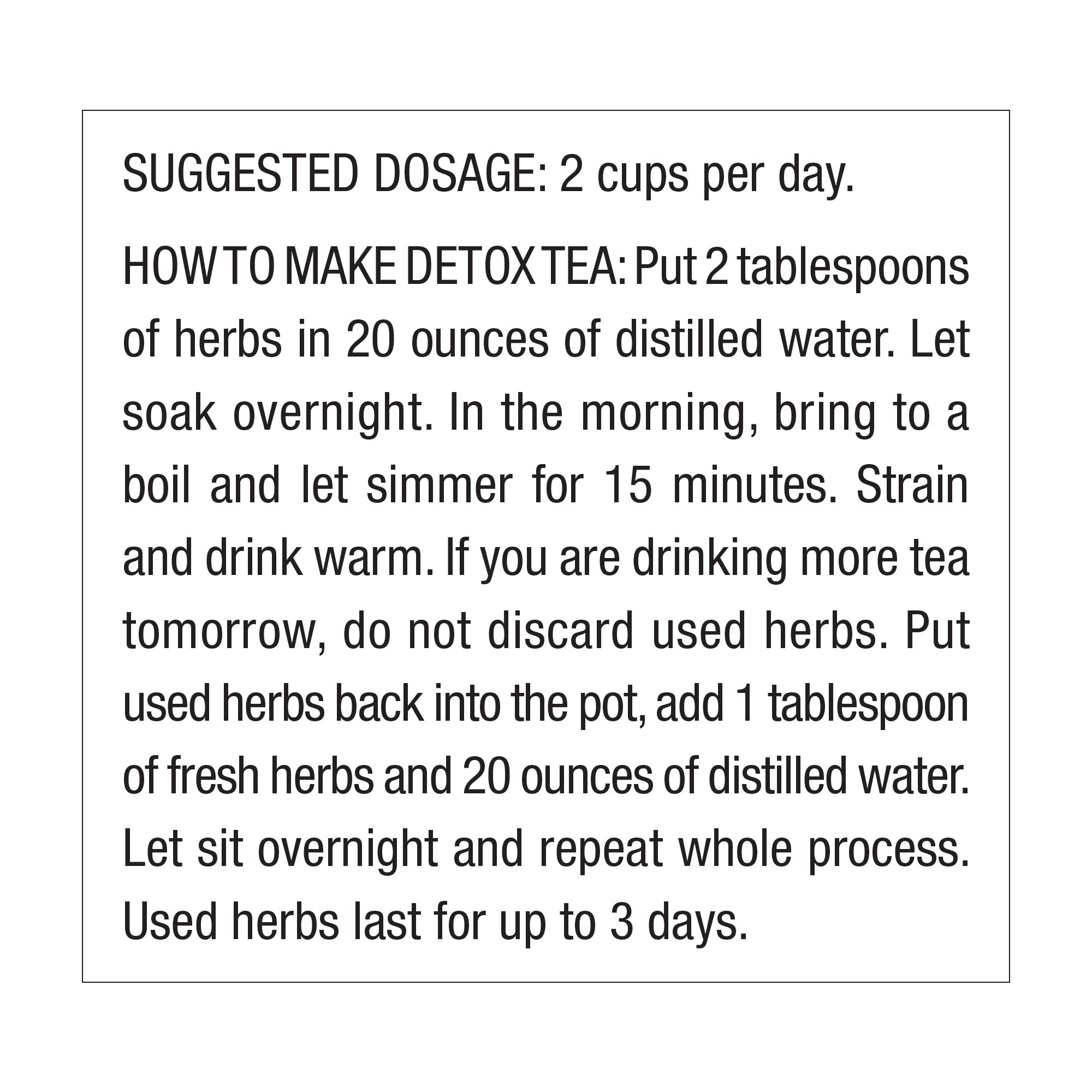 Foto 8 pulgar | Tónico Herbal Multiusos Detox Tea Dr. Schulze's, 180 Ml - Venta Internacional.