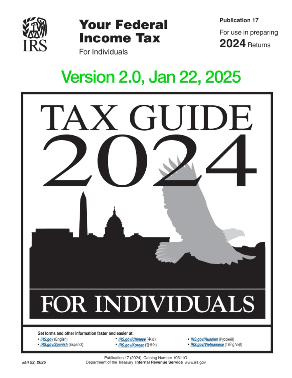 Foto 1 | Guía Tributaria 2024 Para Individuos: Publicación 17 - Venta Internacional.
